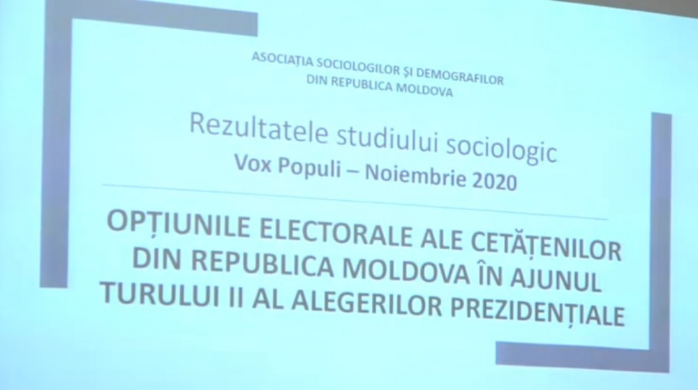 LIVE // SONDAJ prezentat de Asociația Sociologilor și Demografilor din Republica Moldova